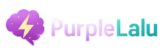 purple brain with lightening strike in the middle and the words PurpleLalu